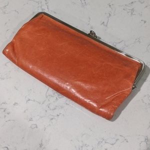 Orange Hobo Wallet